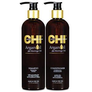 Chi Argan Oil Plus Moringa Oil Shampoo & Conditioner Duo 11.5oz